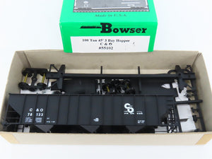 HO Scale Bowser 55102 C&O Chesapeake & Ohio 45' 3-Bay Hopper Car #78133 Kit