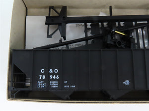 HO Scale Bowser 55102 C&O Chesapeake & Ohio 45' 3-Bay Hopper Car #78946 Kit