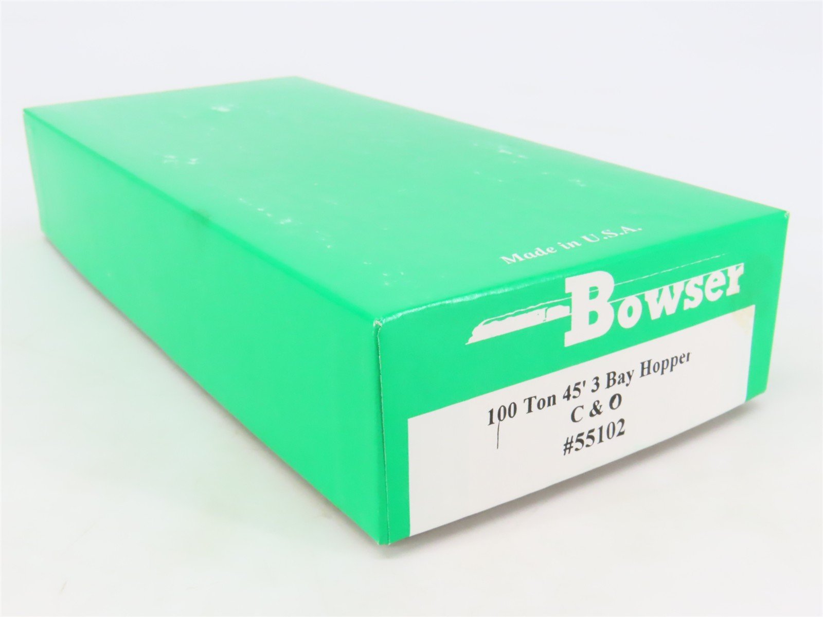 HO Scale Bowser 55102 C&O Chesapeake & Ohio 45' 3-Bay Hopper Car #78946 Kit