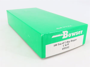 HO Scale Bowser 55102 C&O Chesapeake & Ohio 45' 3-Bay Hopper Car #77122 Kit