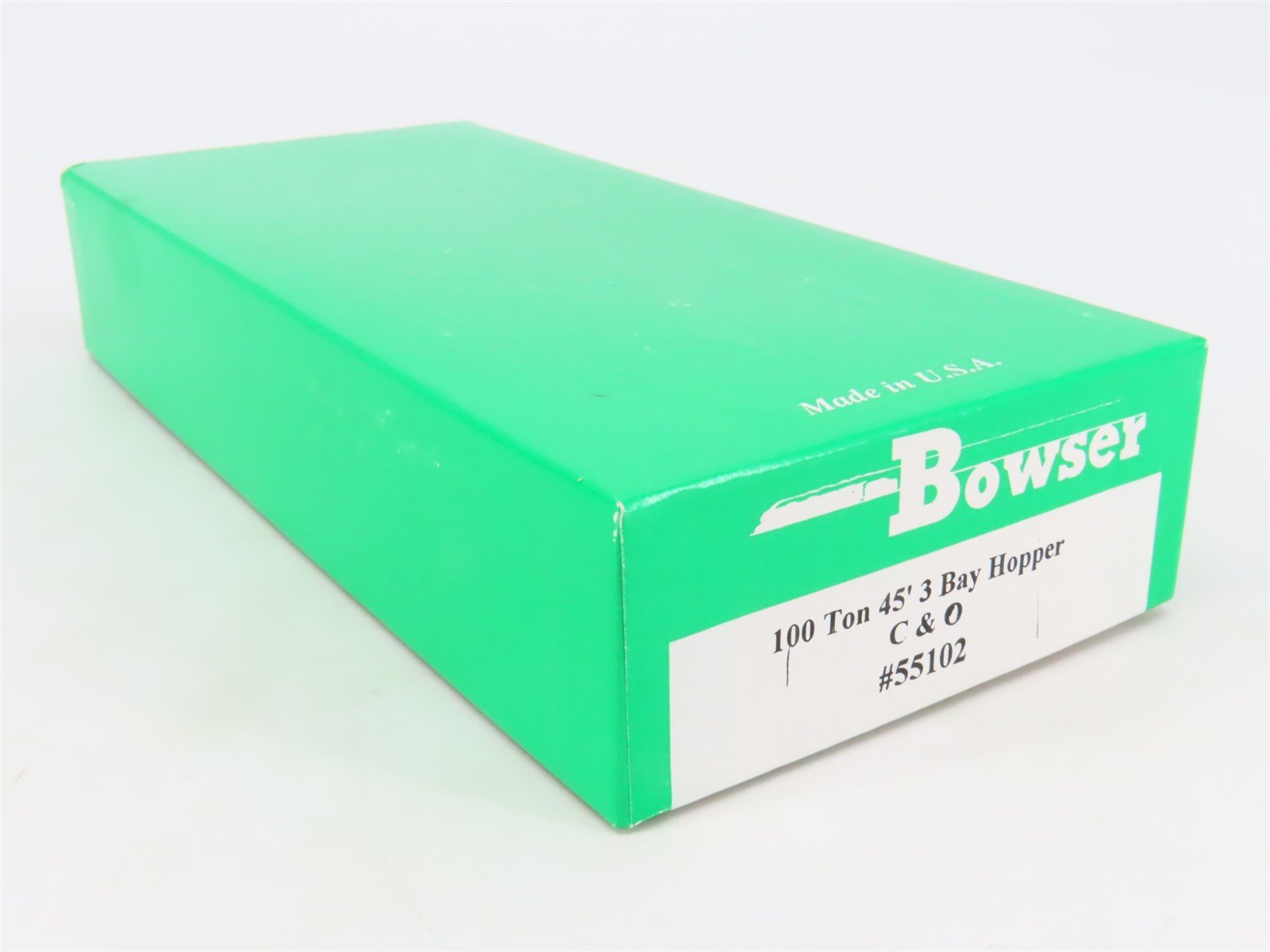 HO Scale Bowser 55102 C&O Chesapeake & Ohio 45' 3-Bay Hopper Car #78946 Kit