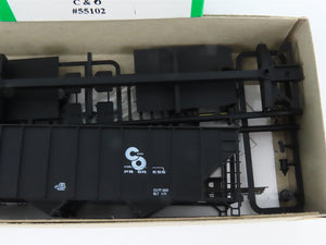 HO Scale Bowser 55102 C&O Chesapeake & Ohio 45' 3-Bay Hopper Car #77456 Kit