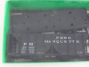 HO Scale Bowser 55633 PM Pere Marquette 2-Bay Covered Hopper #20007 Kit SEALED