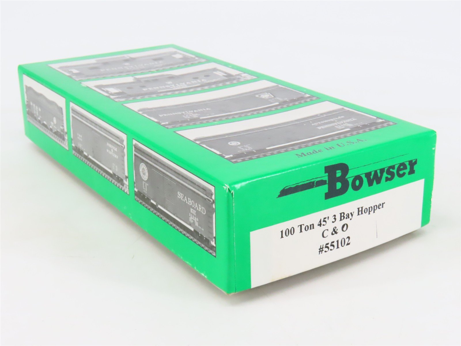HO Scale Bowser Kit 55102 C&O Chesapeake & Ohio Progress 3-Bay Open Hopper 78896