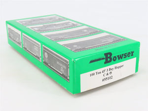 HO Scale Bowser Kit 55102 C&O Chesapeake & Ohio Progress 3-Bay Open Hopper 78896