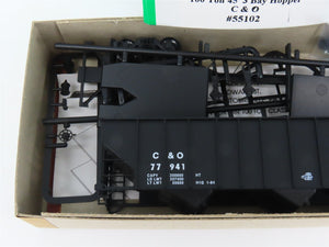 HO Scale Bowser Kit 55102 C&O Chesapeake & Ohio Progress 3-Bay Open Hopper 77941