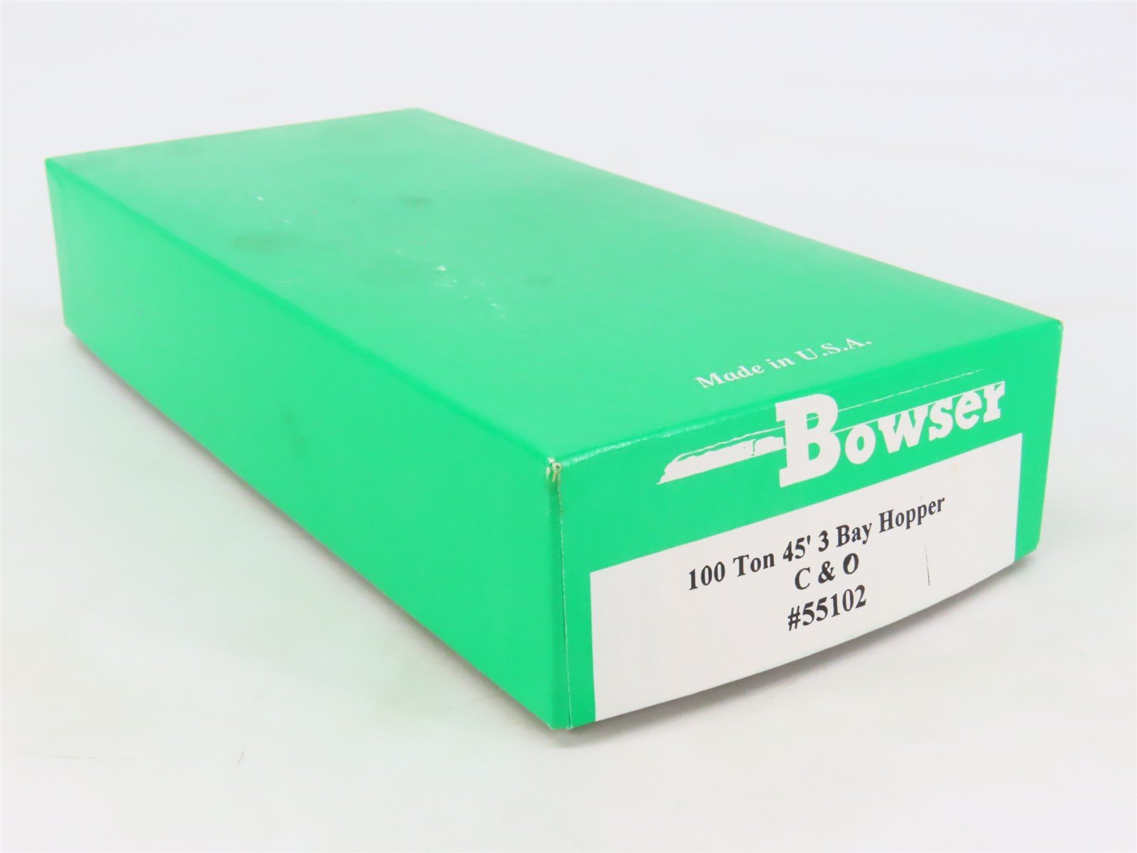 HO Scale Bowser Kit 55102 C&O Chesapeake & Ohio Progress 3-Bay Open Hopper 77941