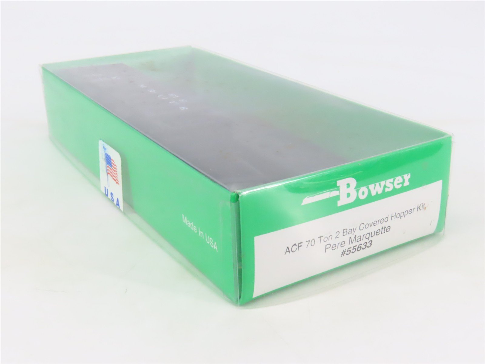 HO Scale Bowser Kit 55633 PM Pere Marquette 2-Bay Covered Hopper #20031
