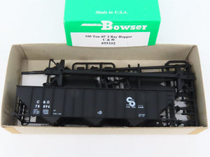 HO Scale Bowser Kit 55102 C&O Chesapeake & Ohio Progress 3-Bay Open Hopper 78896