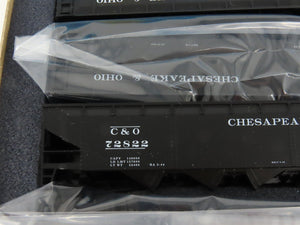 HO Scale Athearn Kit 05781 C&O Chesapeake & Ohio 4-Bay Open Hopper 5-Pack