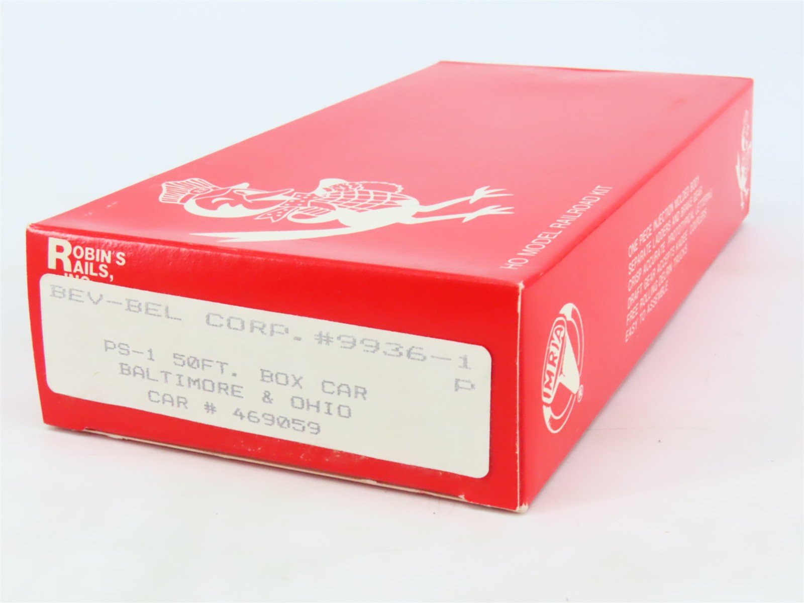 HO Robin's Rails/Bev-Bel Kit 9936-1 B&O Baltimore & Ohio 50' Box Car #469059