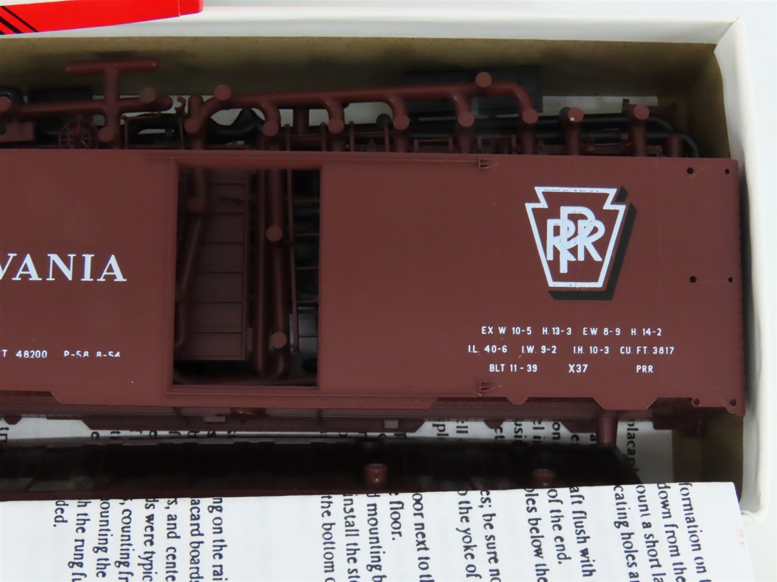 HO Scale InterMountain Kit PRR-06 PRR Pennsylvania 40' Single Door Boxcar #66336