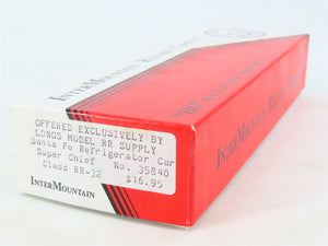 HO Scale InterMountain/Longs Model RR Supply Kit SFRD Super Chief Reefer #35840