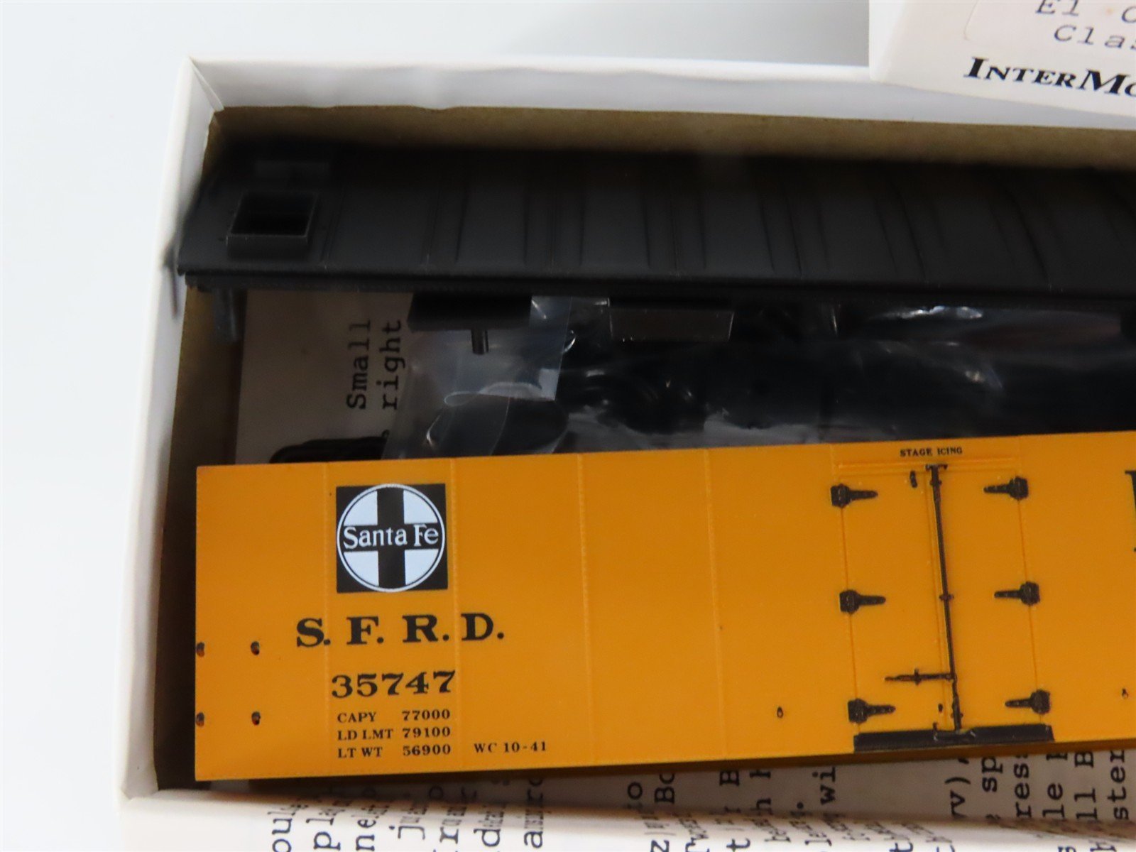 HO Scale InterMountain/Longs Model RR Supply Kit SFRD El Capitan Reefer #35747