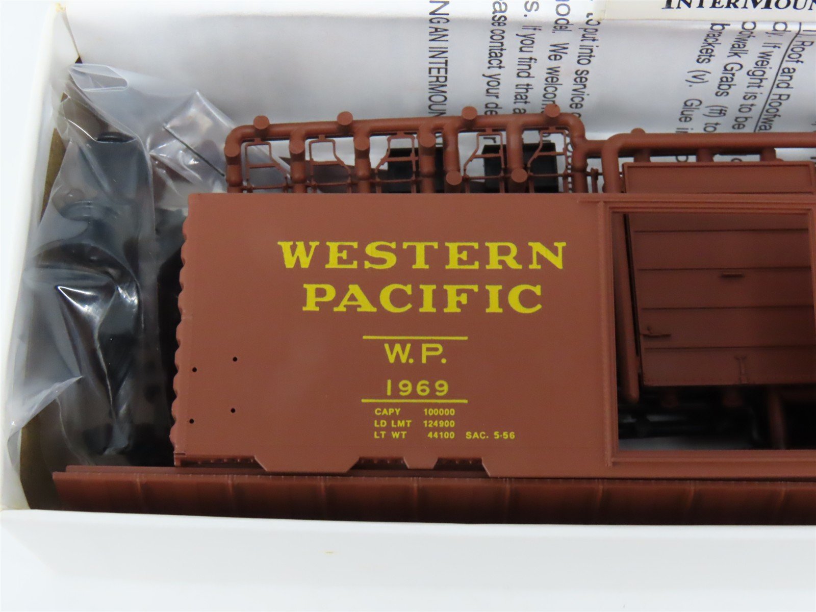 HO Scale InterMountain Kit WP-09 WP Feather River Route 40' Box Car #1969