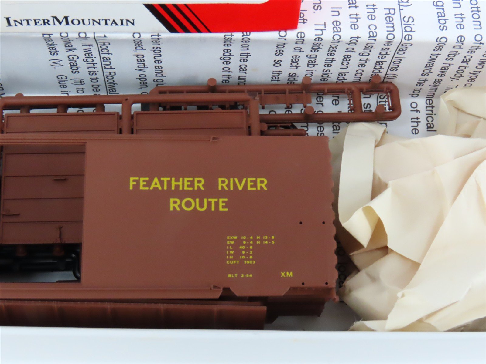 HO Scale InterMountain Kit WP-09 WP Feather River Route 40' Box Car #1969