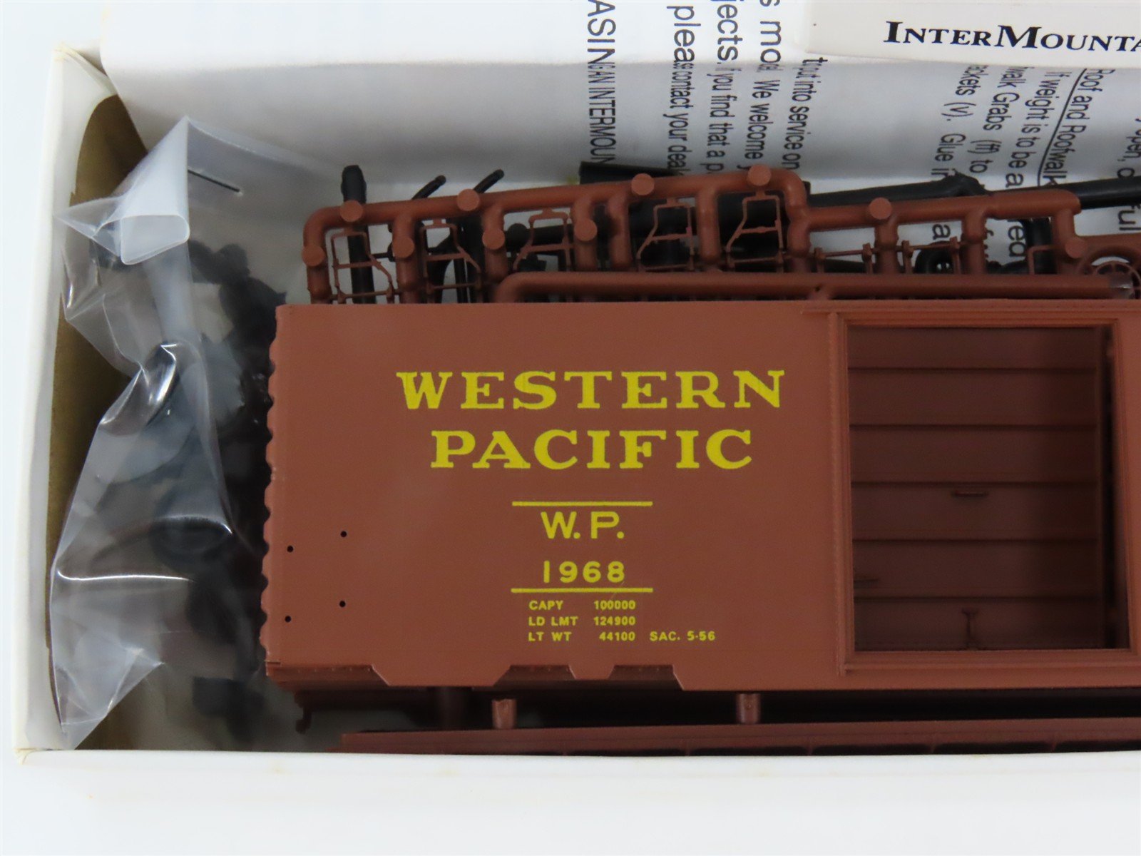 HO Scale InterMountain Kit WP-08 WP Feather River Route 40' Box Car #1968