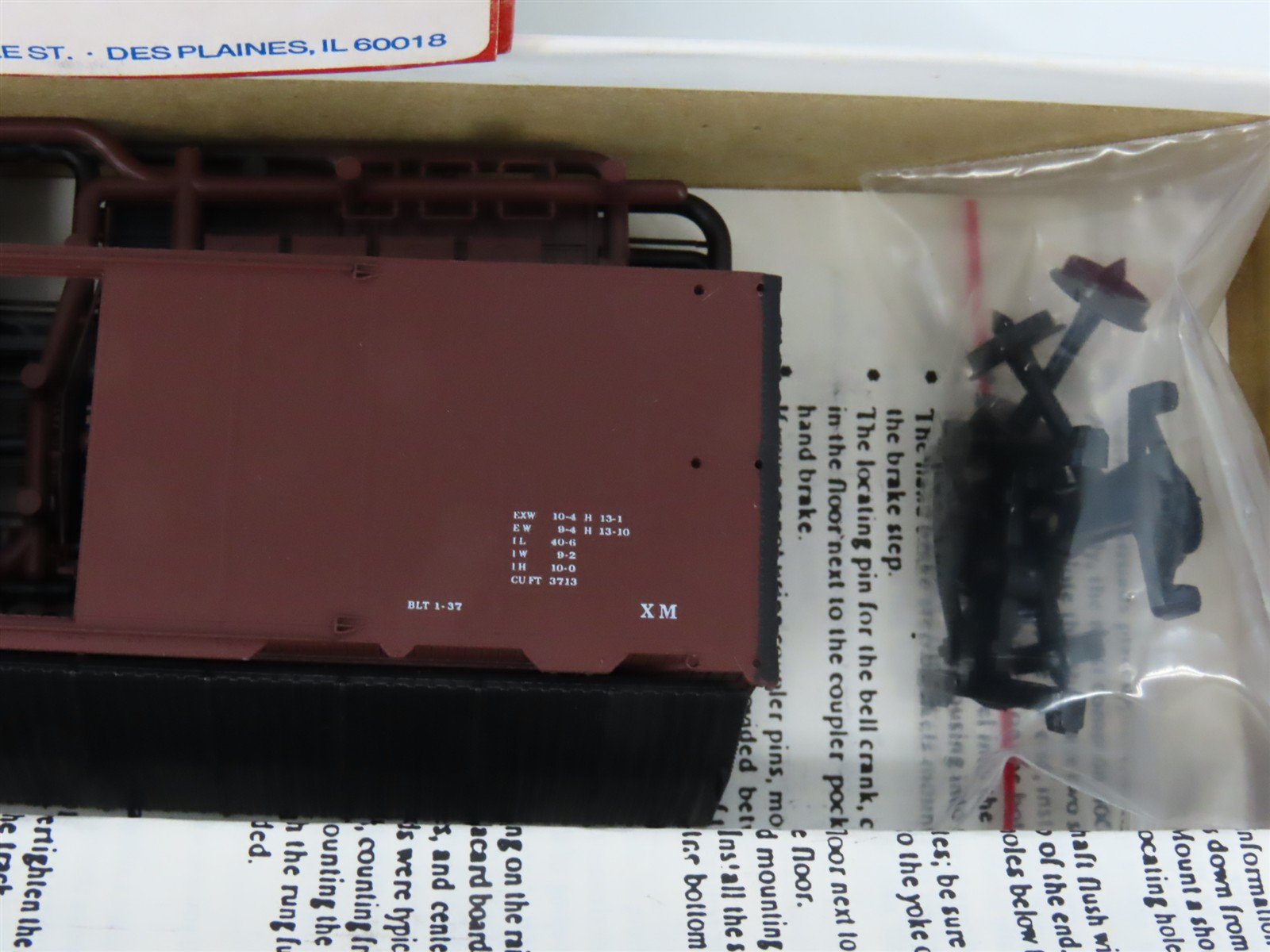 HO Scale IMWX/Des Plaines Hobbies Kit 143 C&EI 