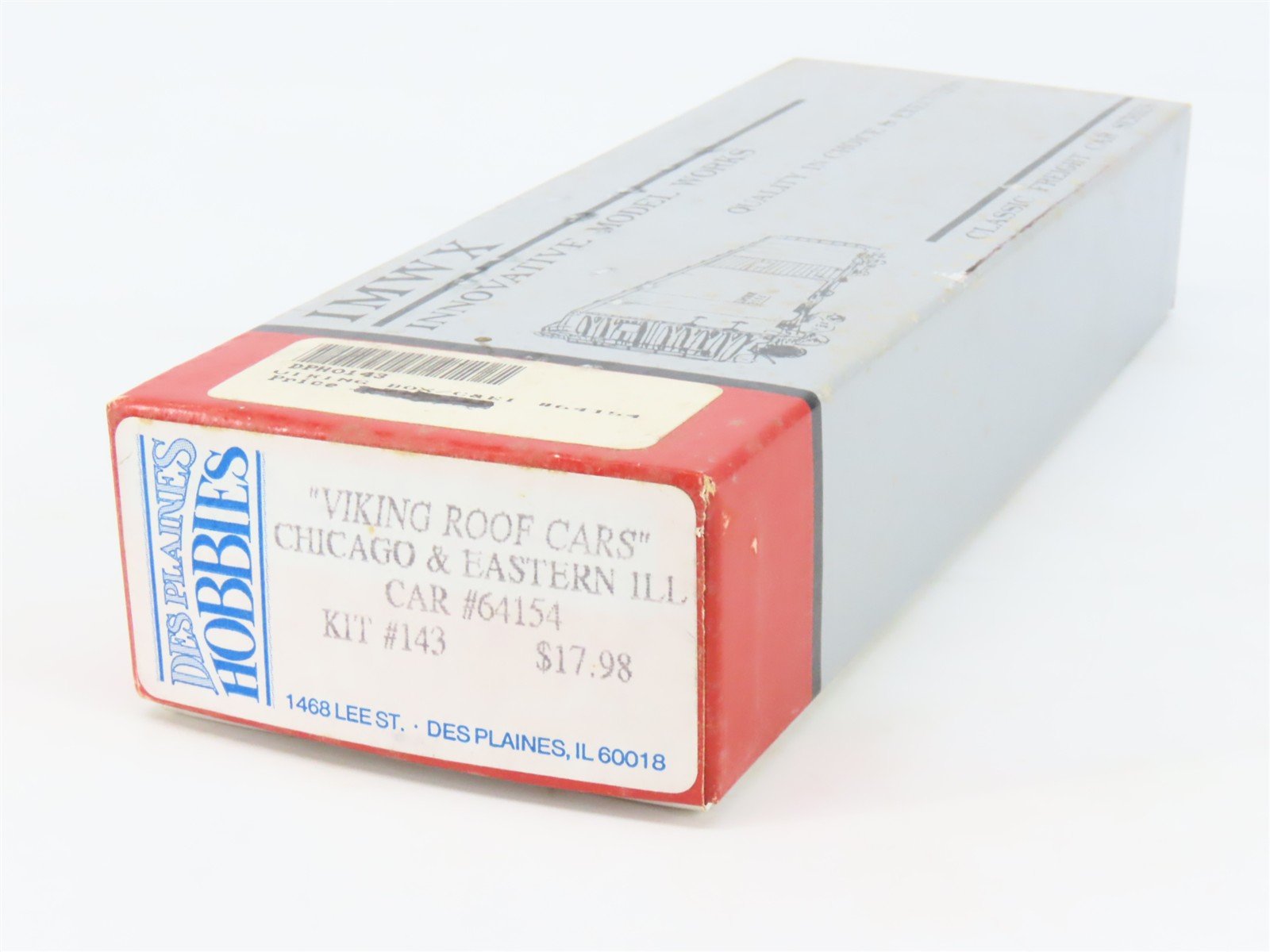HO Scale IMWX/Des Plaines Hobbies Kit 143 C&EI 