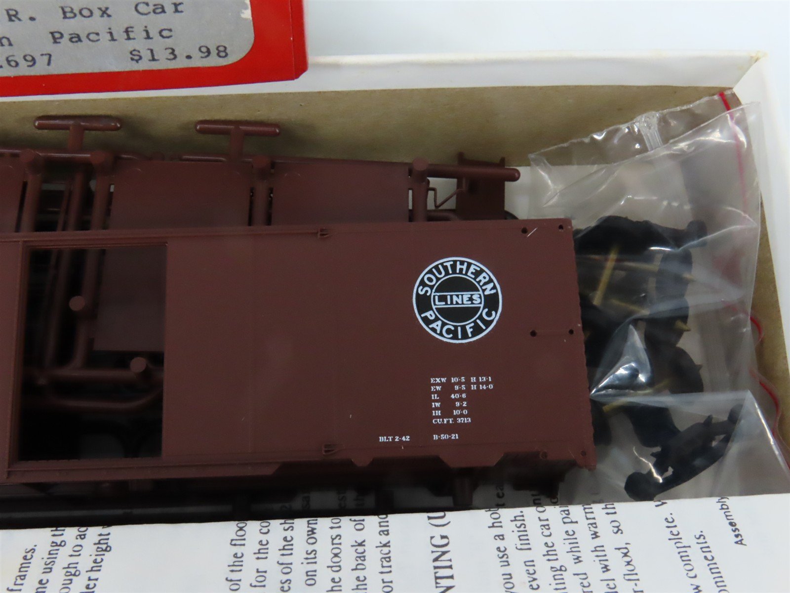 HO Scale IMWX Kit HOBSP697 SP Southern Pacific 1937 AAR 40' Box Car #82697