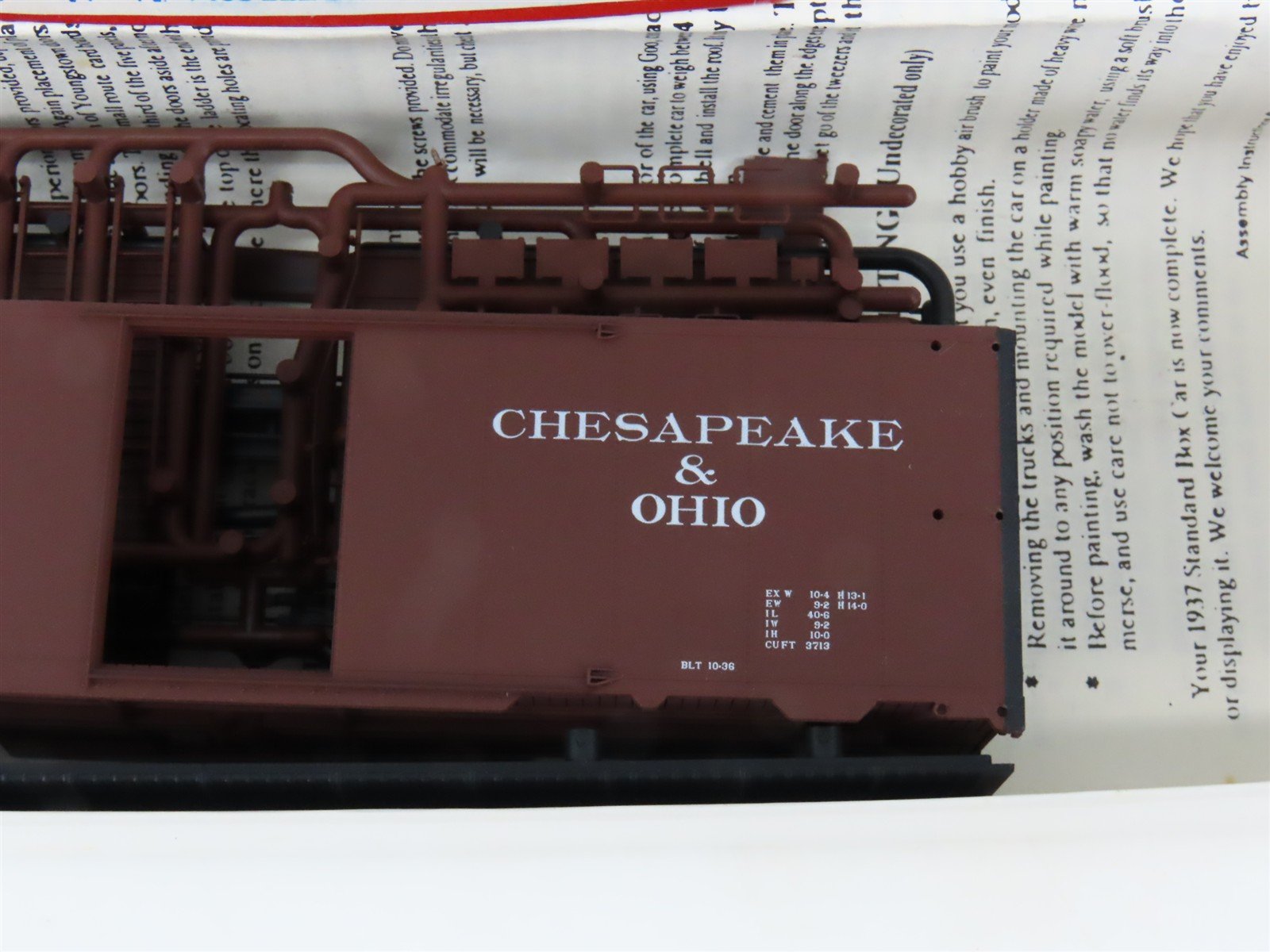 HO Scale IMWX/Des Plaines Hobbies Kit 124 C&O 