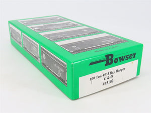 HO Scale Bowser Kit 55102 C&O Chesapeake & Ohio Progress 3-Bay Hopper #78327