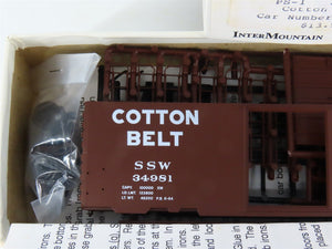 HO Scale InterMountain Kit 40456-08 SSW Cotton Belt Blue Streak Box Car #34981