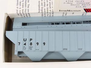HO Scale InterMountain Kit UP-11 UP Union Pacific 3-Bay Covered Hopper #74899