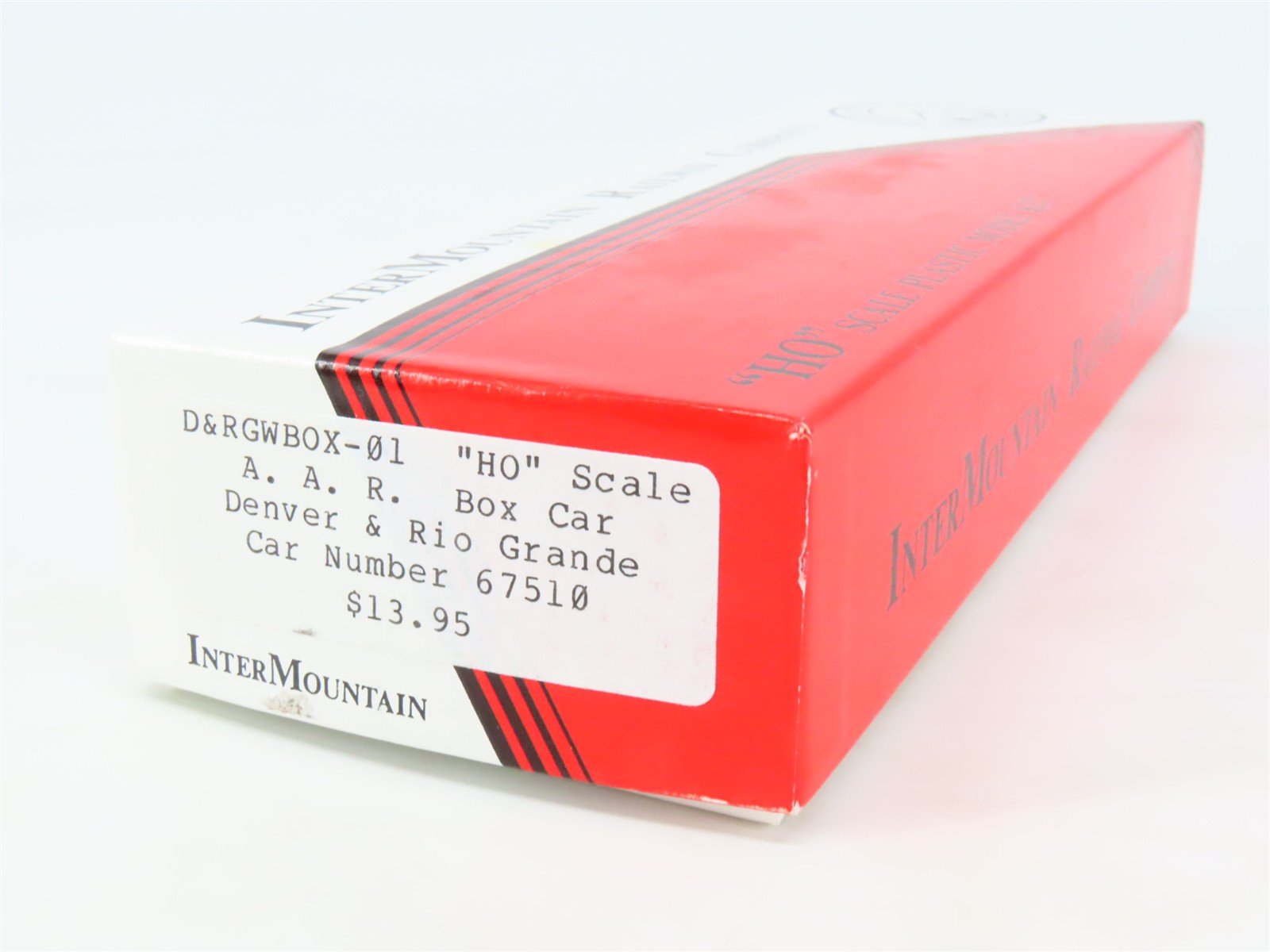 HO Scale InterMountain Kit D&RGWBOX-01 D&RGW Rio Grande AAR Box Car #67510