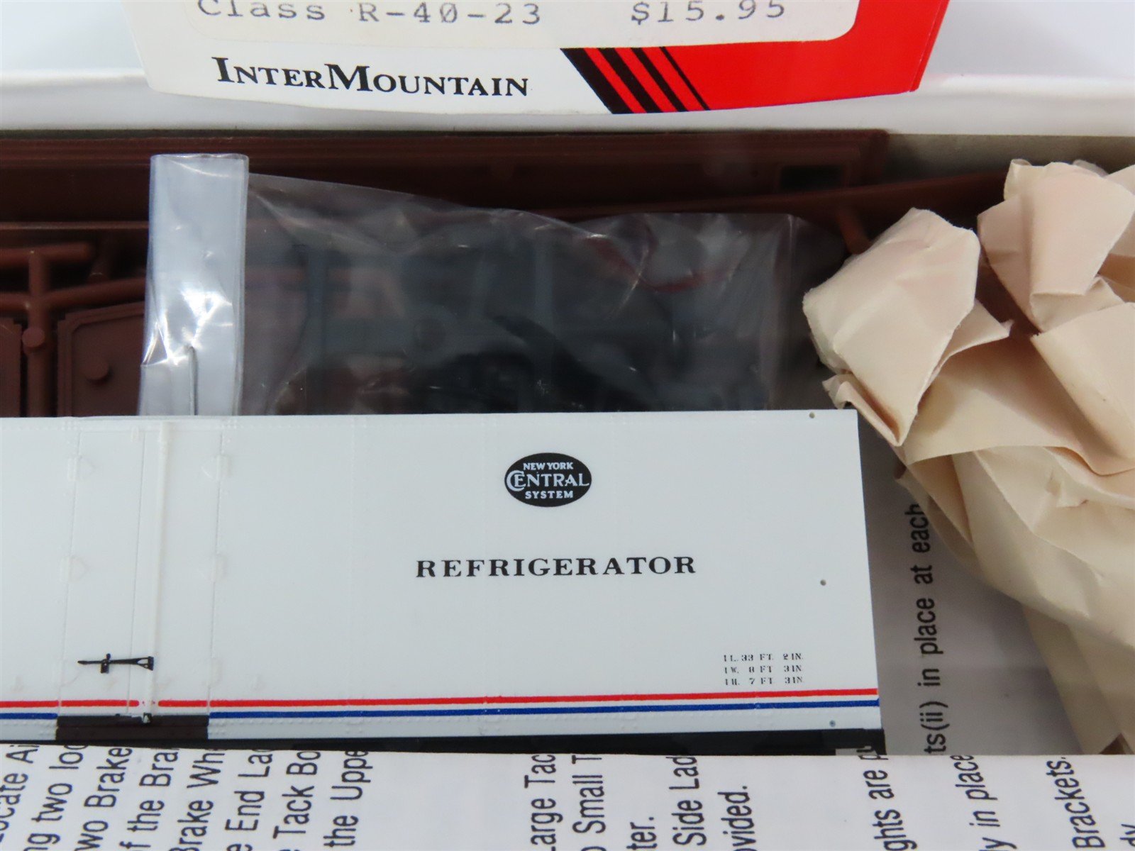 HO InterMountain Kit 40504-03 NYC New York Central MDT Ice Bunker Reefer #9046
