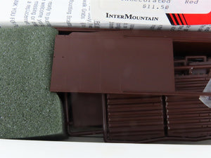 HO Scale InterMountain Kit 40698 Undecorated Red 50' Double Door Box Car