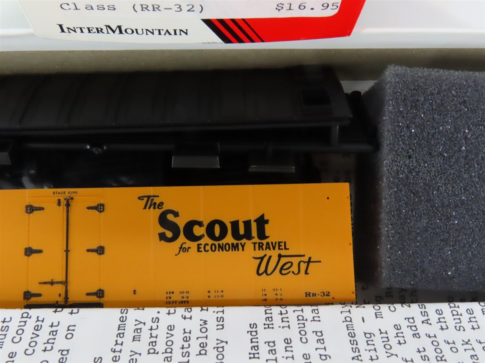 HO Scale InterMountain Kit 41115-06 SFRD Santa Fe Scout/SL Map Reefer #35648