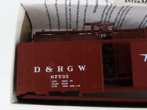 HO Scale InterMountain Kit D&RGWBOX-02 D&RGW Rio Grande AAR Box Car #67733