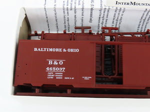 HO Scale InterMountain Kit B&O-02 B&O Baltimore & Ohio AAR 40' Box Car #465037
