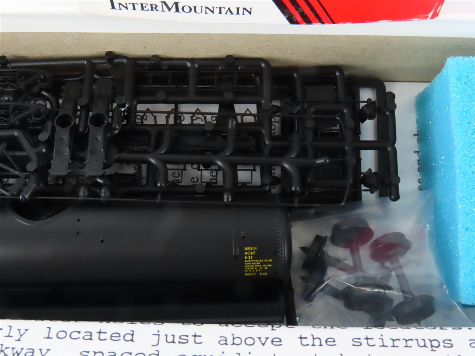 HO Scale InterMountain Kit 41307-02 WCHX Hercules Single Dome Tank Car #1708