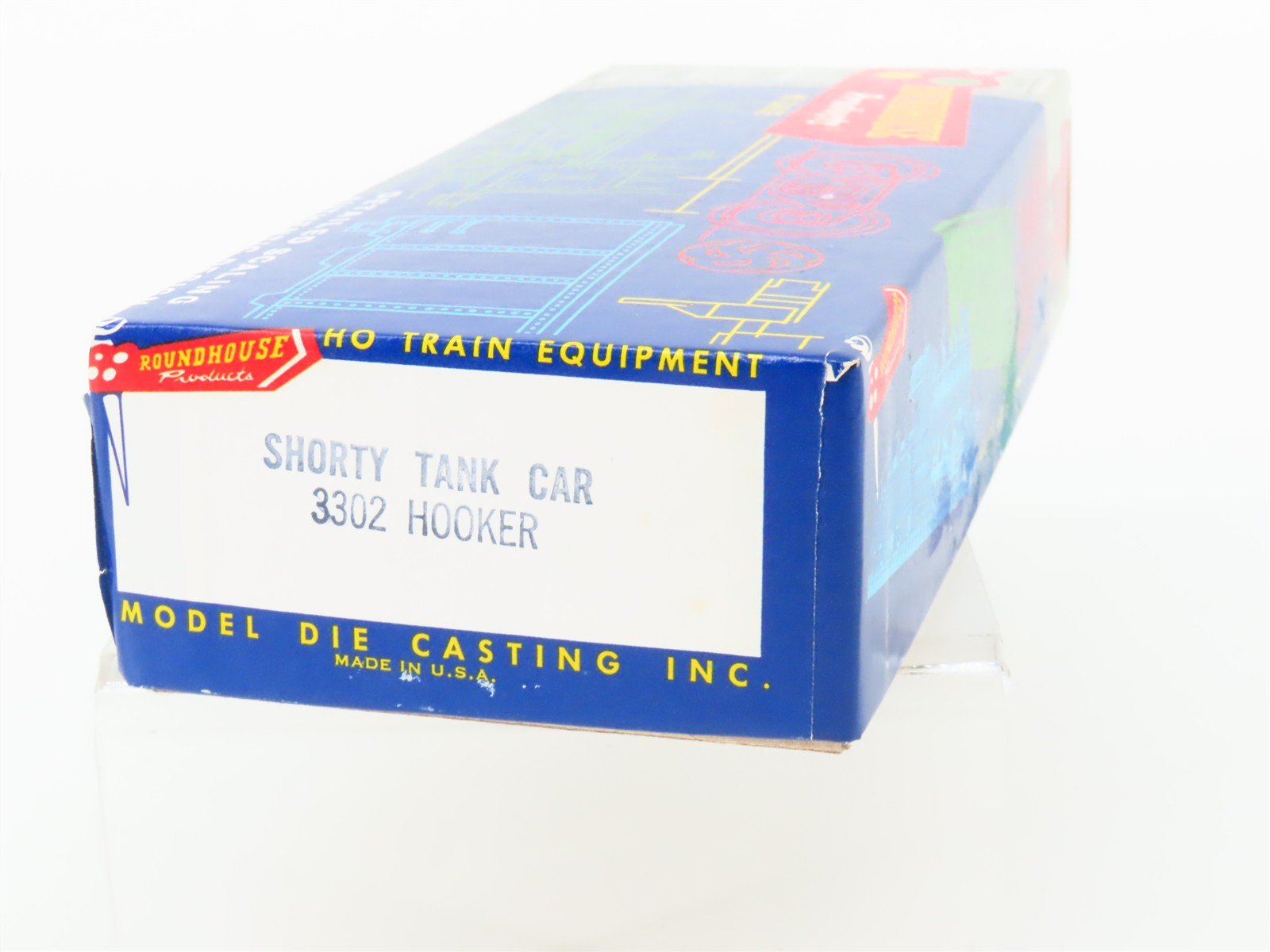 HO Scale Roundhouse Kit 3302 GATX Hooker Chemicals Shorty Tank Car #24914