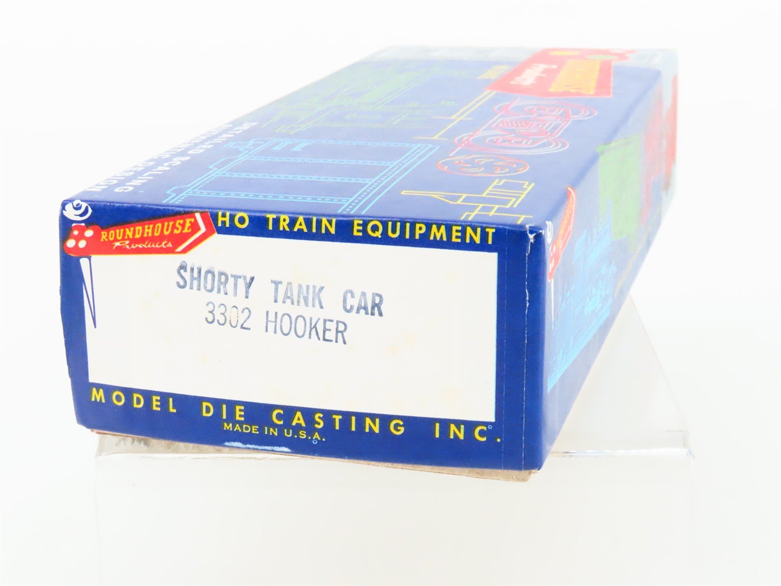 HO Scale Roundhouse Kit 3302 GATX Hooker Chemicals Shorty Tank Car #24923
