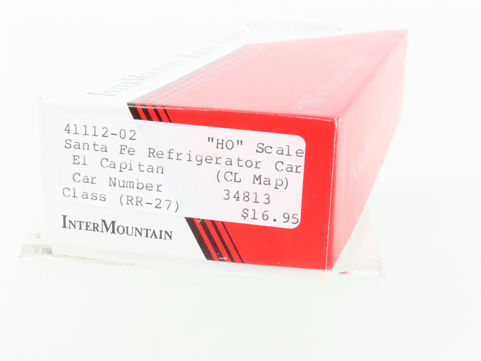 HO Scale InterMountain Kit 41112-02 SFRD Santa Fe El Capitan/Map Reefer #34813