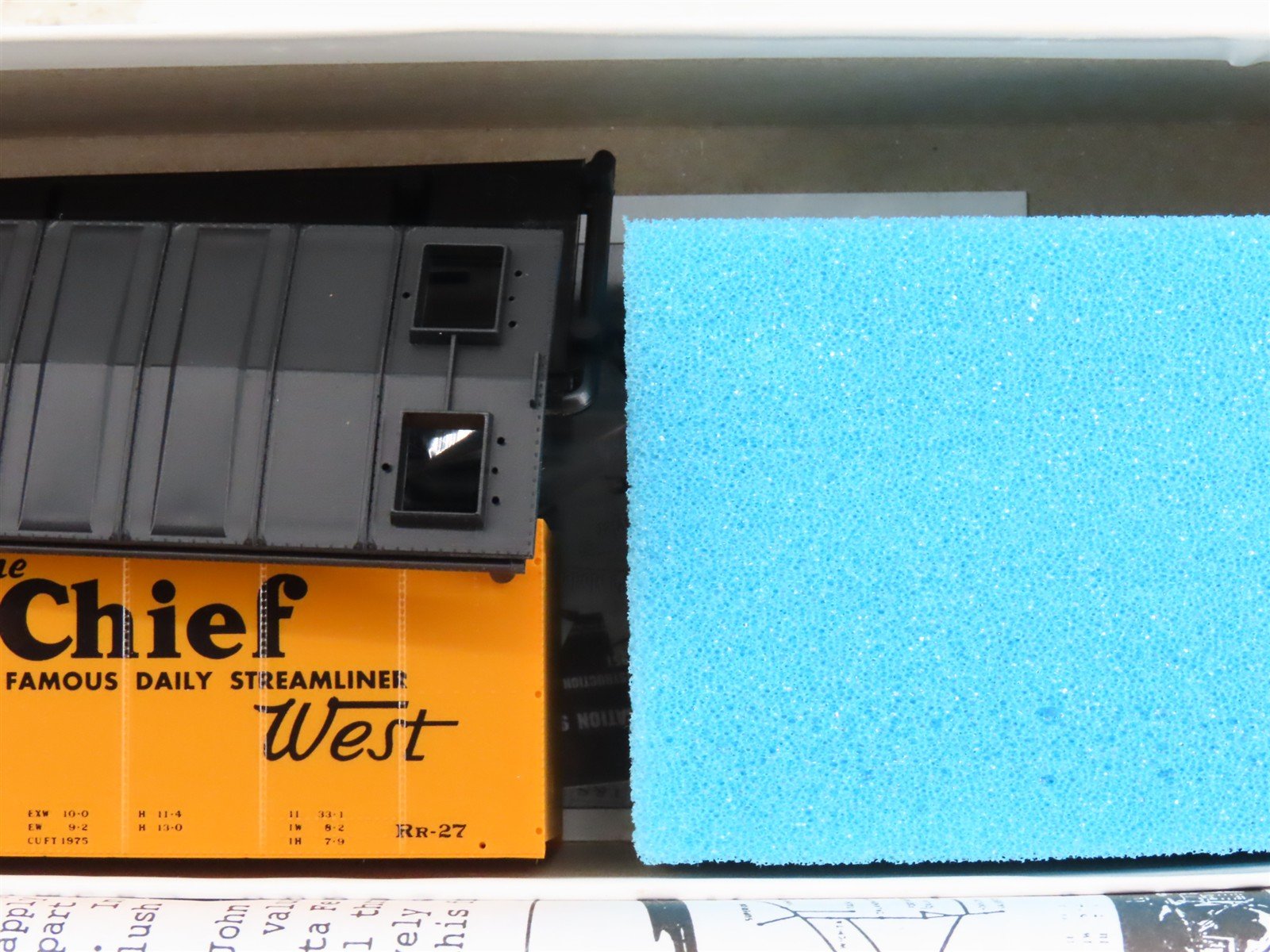 HO Scale InterMountain Kit 41106-13 SFRD Santa Fe Chief West/Map Reefer #34900