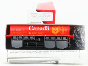 HO Scale InterMountain Kit CPWX-02 CPWX Canada 4-Bay Cylindrical Hopper #606395