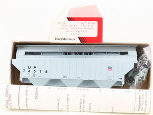 HO Scale InterMountain Kit UP-06 UP Union Pacific 3-Bay Covered Hopper #74378