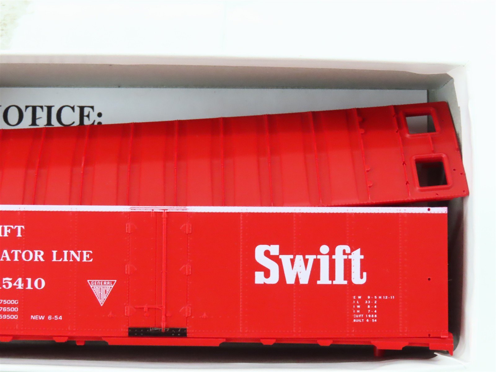 HO InterMountain Kit 40506-07 SRLX Swift Steel Sided Ice Bunker Reefer #15410