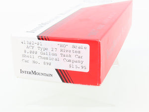 HO Scale InterMountain Kit 41302-01 SCMX Shell Chemical Single DomeTank Car #890