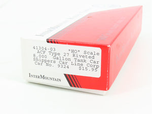 HO Scale InterMountain Kit 41304-03 SHPX Shippers Single Dome Tank Car #9324