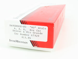 HO Scale InterMountain Kit D&RGWBOX-03 D&RGW Rio Grande Box Car #67929