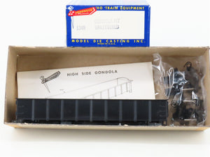 HO Scale Roundhouse Kit 1340 Black Unlettered High Side Gondola
