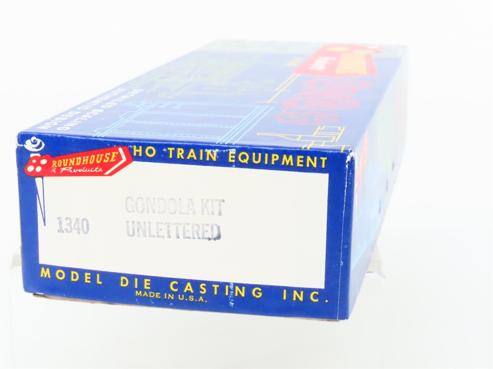 HO Scale Roundhouse Kit 1340 Black Unlettered High Side Gondola