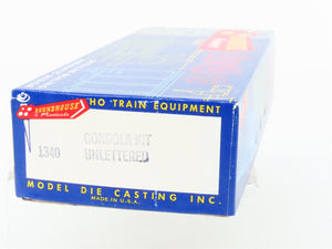 HO Scale Roundhouse Kit 1340 Black Unlettered High Side Gondola