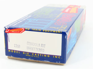 HO Scale Roundhouse Kit 1340 Black Unlettered High Side Gondola