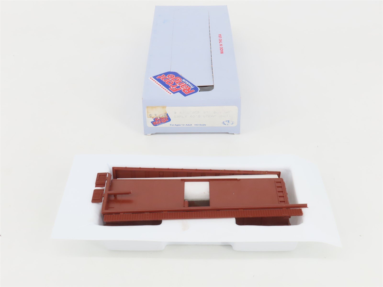 HO Scale Front Range Kit Undecorated 40' Single Door Box Car